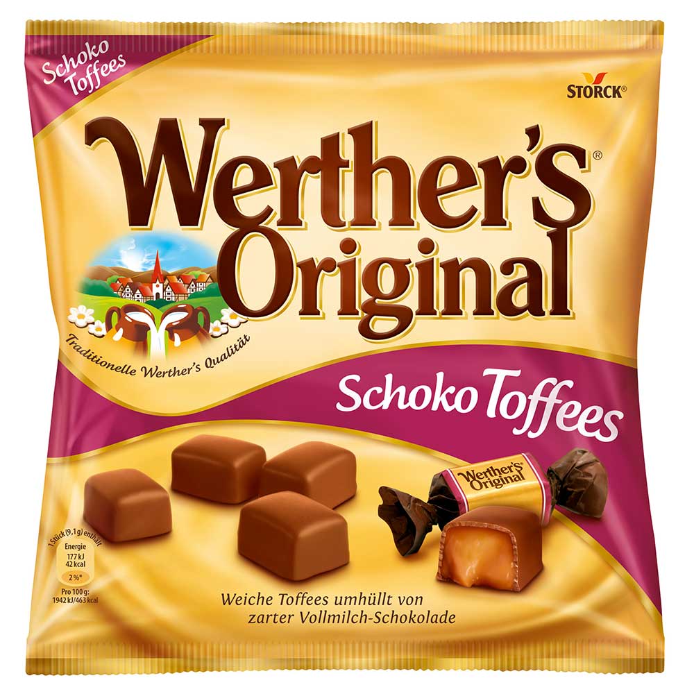 Werther's Original Schoko Toffees 180g - Candyshop.ch