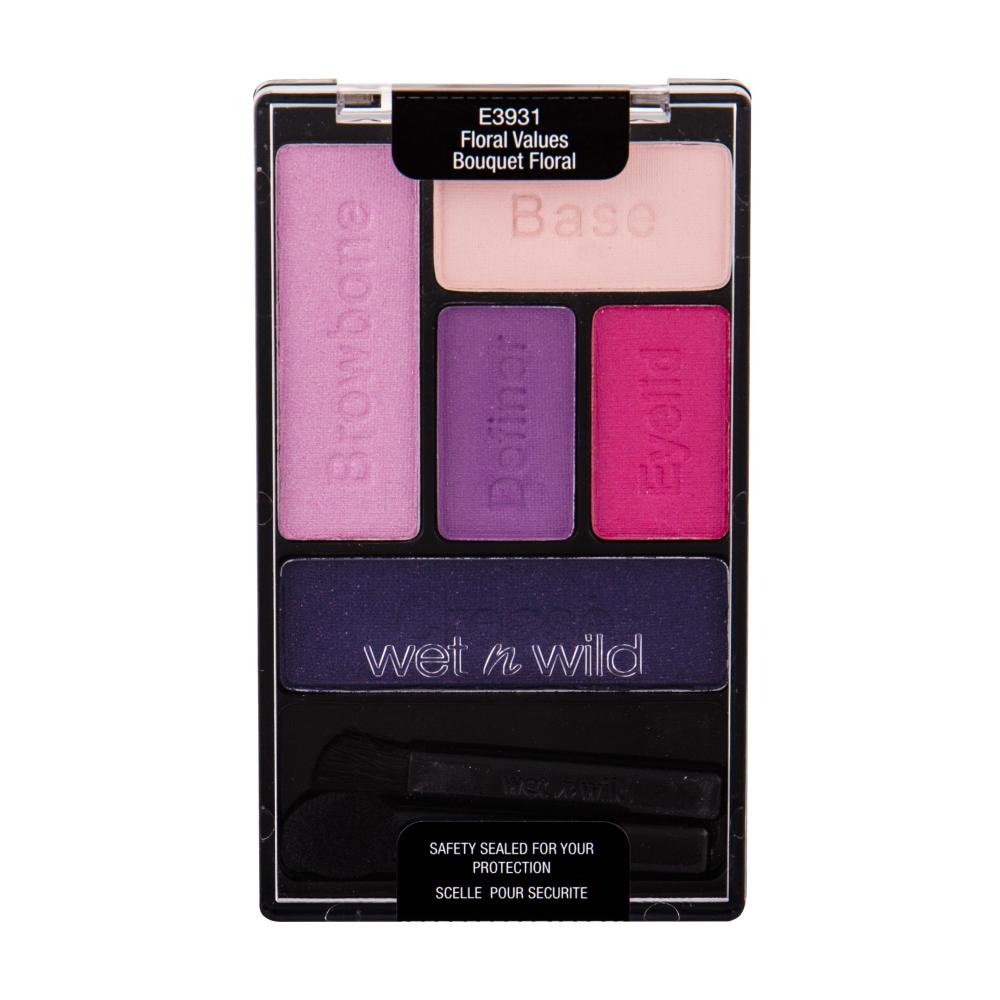 Wet n Wild Wet n Wild, Color Icon, Lidschattenpalette, E3931, Blumenwerte, 5 Schattierungen, 6 g Regular