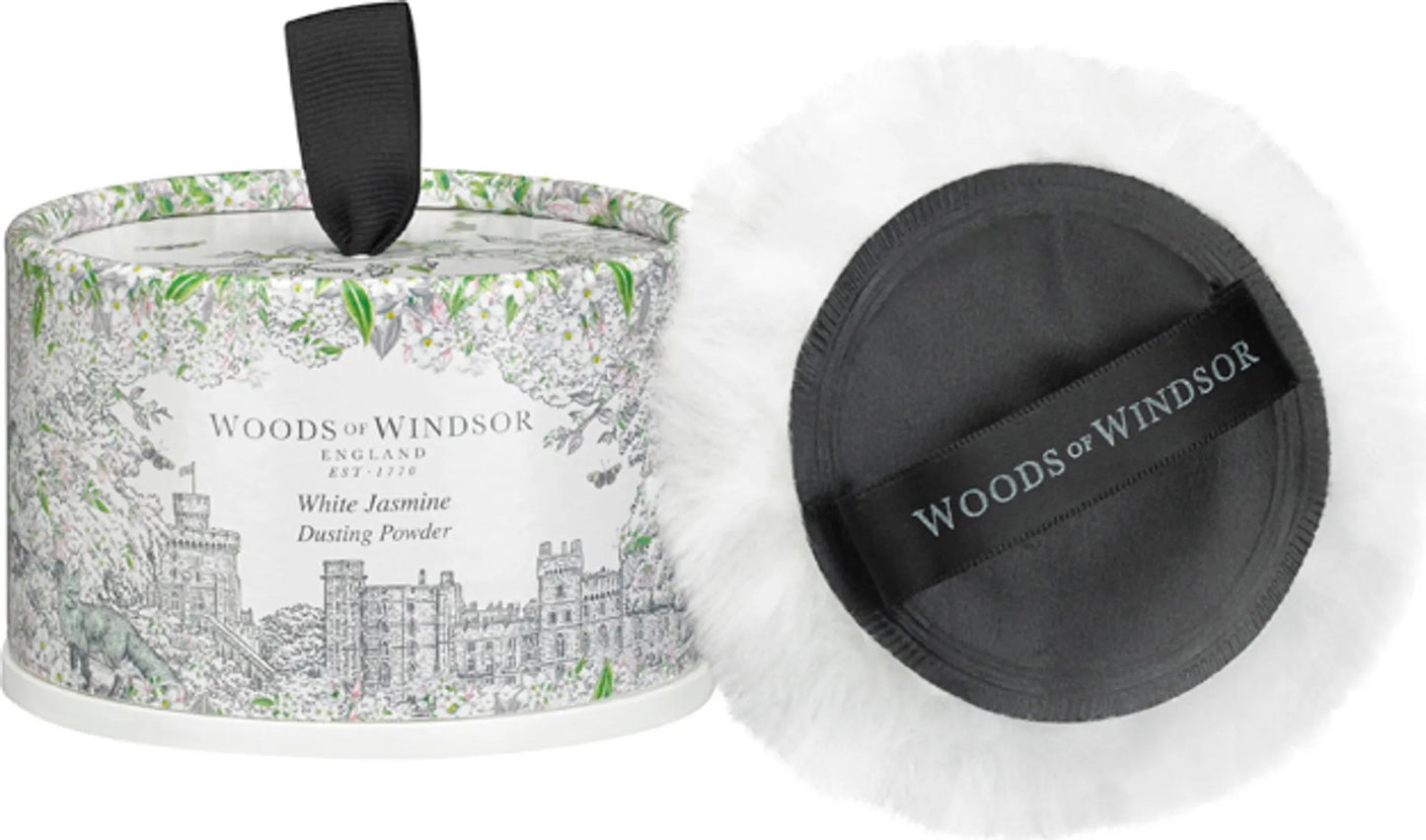 Woods Of Windsor Woods Of Windsor, White Jasmine, Feuchtigkeitsspendend, Körperpuder, 100 g Regular