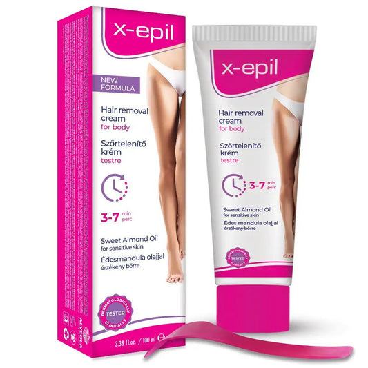 X-Epil X-Epil, X-Epil, Seidiges Finish, Haarentfernungscreme, Für empfindliche Haut, 100 ml Regular