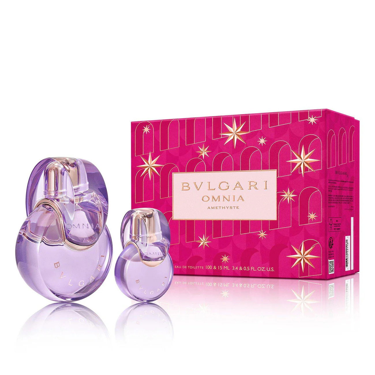 Bvlgari Parfümset Xmas 2023 Set Bvlgari: Omnia Amethyste, Eau De Toilette, For Women, 100 ml + Omnia Amethyste, Eau De Toilet