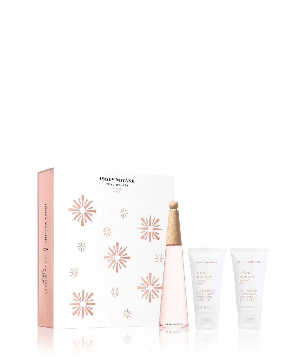 Issey Miyake Parfümset Xmas 2023 Set Issey Miyake: L'Eau d'Issey Pivoine Peony, Moisturizing, Body Lotion, x2 pcs, 50 ml + L'