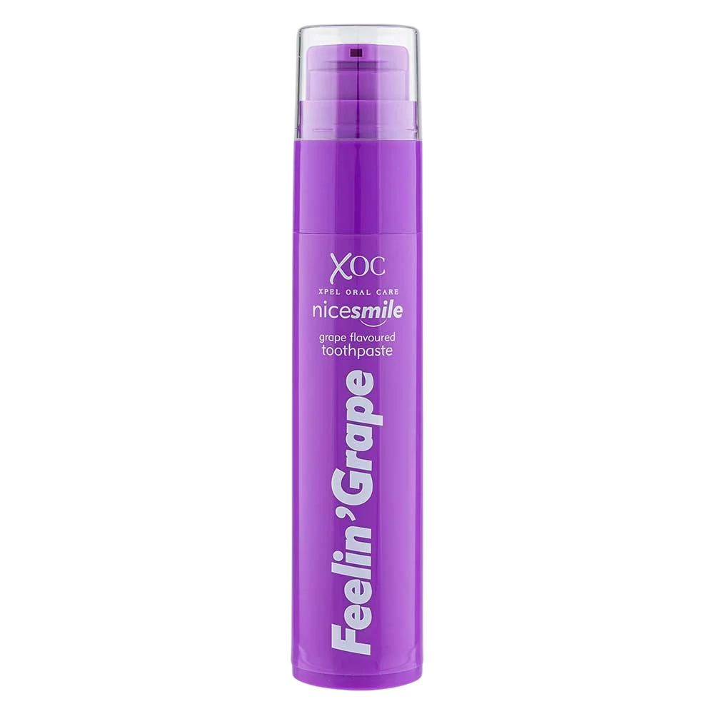 XOC XOC, Nice Smile, Traube, Cleans Teeth & Anti-Caries, Zahnpasta, 60 g Regular
