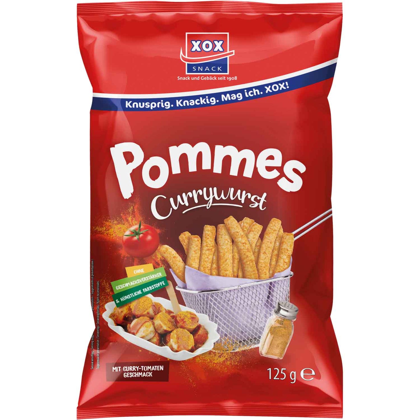 XOX Pommes frites Ketchup 125g - Candyshop.ch