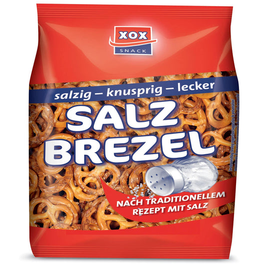 XOX Salz Brezel 175g Knuspriges Laugengebäck mit Salz - Candyshop.ch