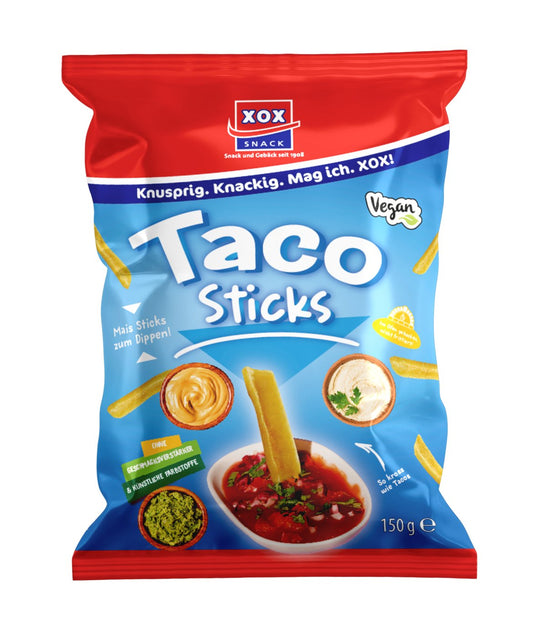 XOX Taco Sticks Salz 150g - Candyshop.ch