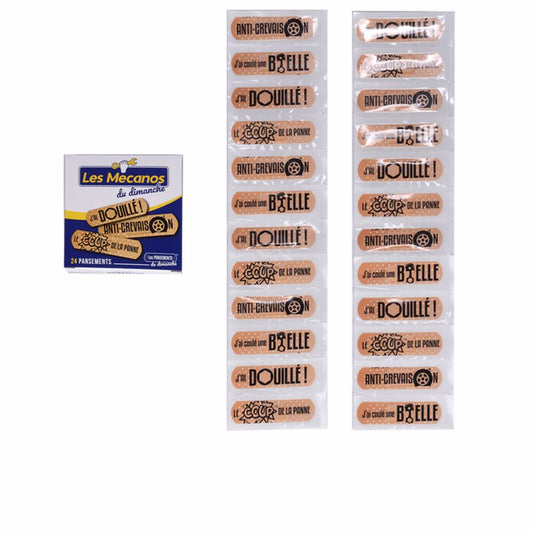 CARTOON Les Mecanos Pflaster 24 Stück Kosmetik