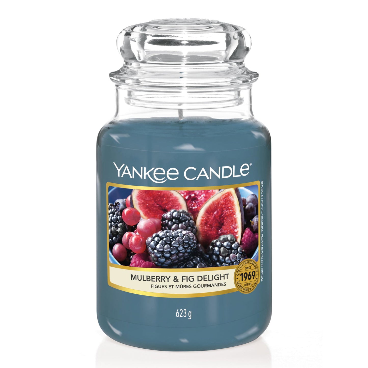Yankee Candle Duftkerze Yankee Candle, Mulberry & Fig Delight, Scented Candle, 623 g Regular