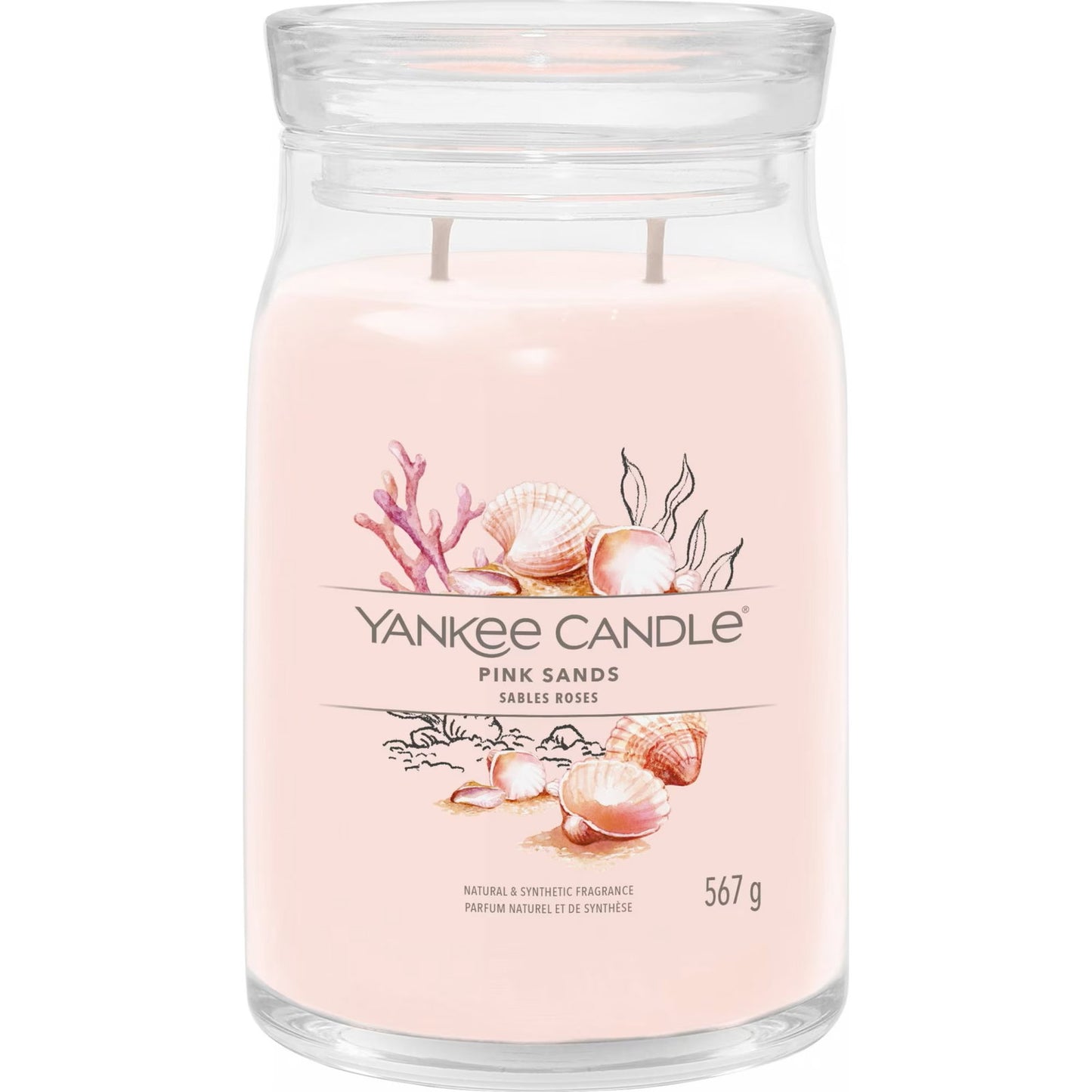 Yankee Candle Duftkerze Yankee Candle, Pink Sands, Scented Candle, 567 g Regular