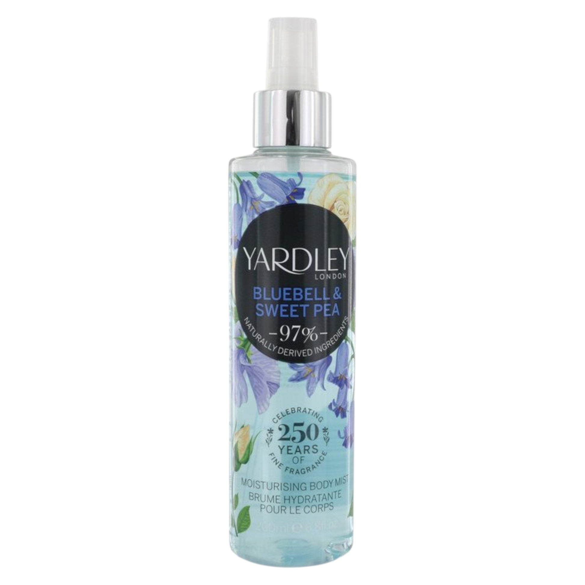 Yardley Yardley, Bluebell and Sweetpea, Duftspray, Für Frauen, 200 ml Regular