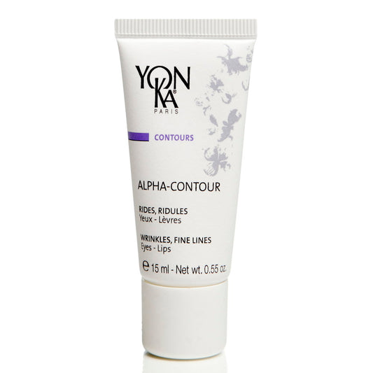 YonKa YonKa, Alpha-Contour, Hydratisierend, Nacht, Sahne, Für Augen & Lippen, 15 ml *Tester