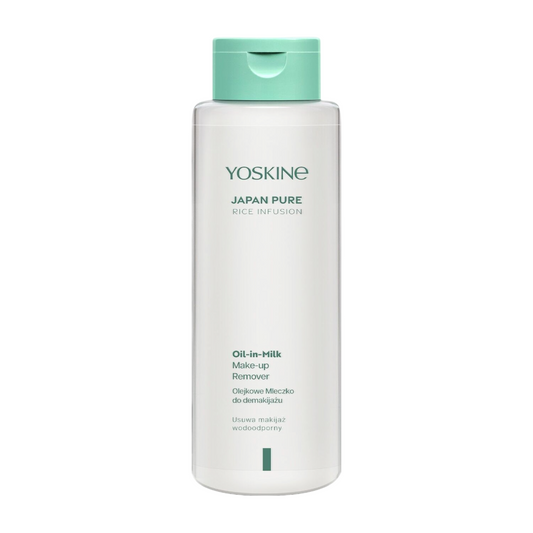Yoskine Japan Pure Reisinfusion Make-up-Entferner Milch 400 ml – Sanfte Reinigung für strahlende Haut