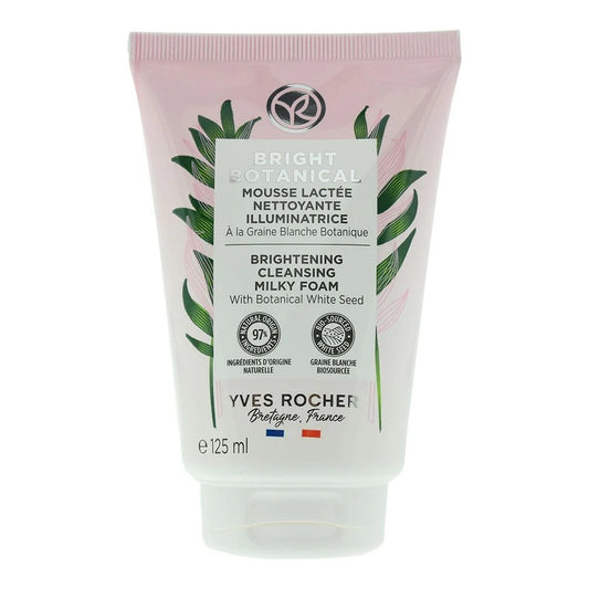 Yves Rocher Bright Botanical Aufhellende Reinigungsmilch 125 ml – Sanfte Gesichtsreinigung