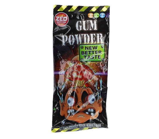 ZED Candy Gum Powder 30g Extrasaures Kaugummi-Granulat mit Tutti-Frutti-Geschmack