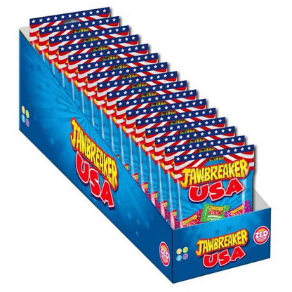 ZED Candy Jawbreaker USA 99g Harte Fruchtbonbons mit Kaugummi-Kern