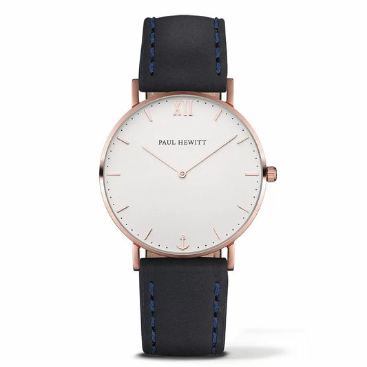 Paul Hewitt Sailor Line PH-SA-R-ST-W-11M – 39 mm Roségold & Blau