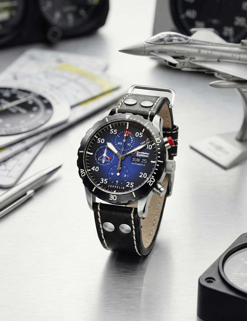 ZEPPELIN 72183 Chronograph Armbanduhr 46 mm ansicht-2