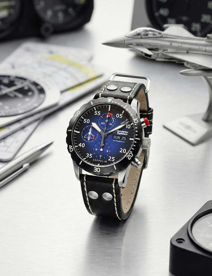 ZEPPELIN 72183 Chronograph Armbanduhr 46 mm ansicht-2