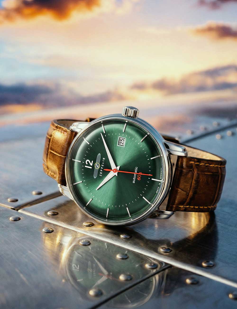 ZEPPELIN 81604 Analoguhr Armbanduhr 38 mm ansicht-2