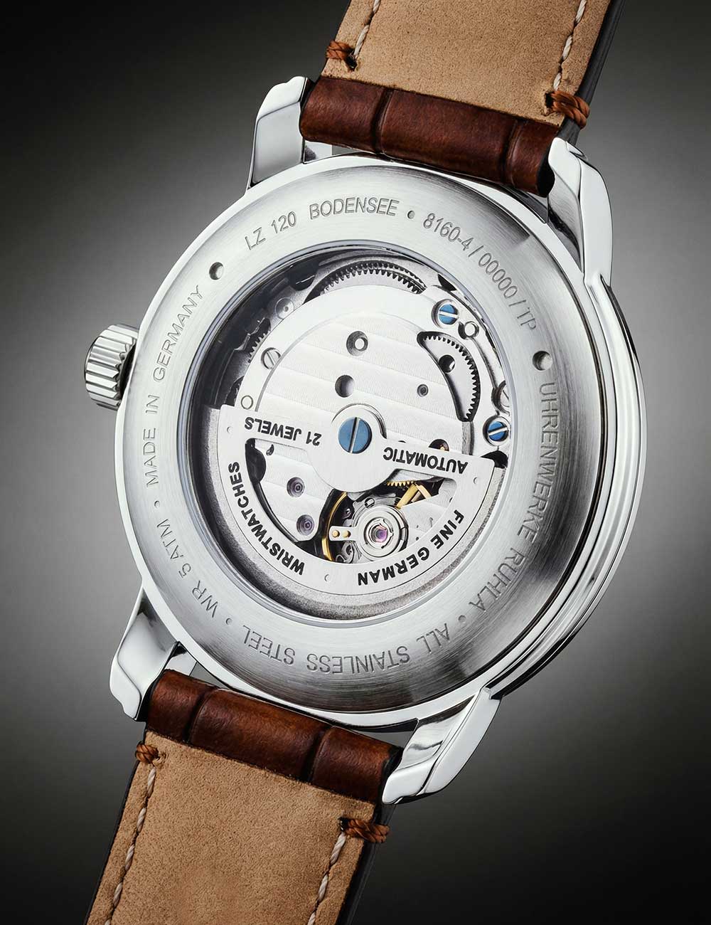 ZEPPELIN 81604 Analoguhr Armbanduhr 38 mm ansicht-3