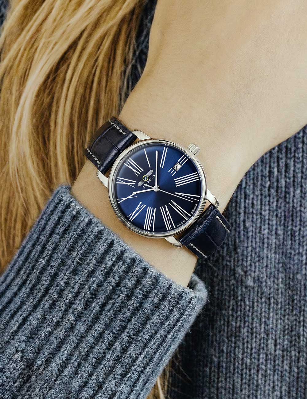 ZEPPELIN 83453 Analoguhr Armbanduhr 38 mm ansicht-3