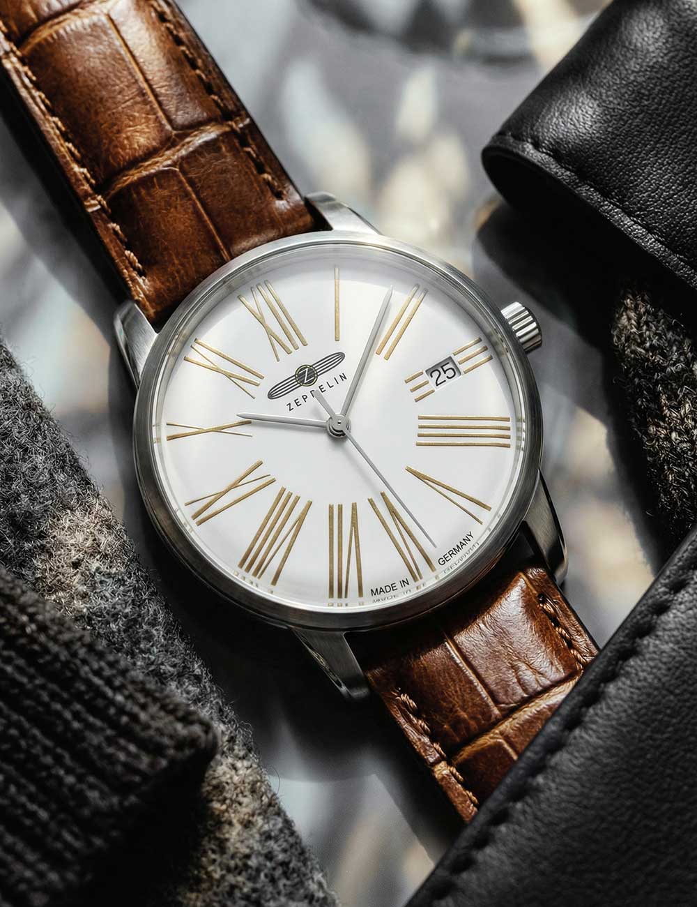 ZEPPELIN 83474 Analoguhr Armbanduhr 46 mm ansicht-2