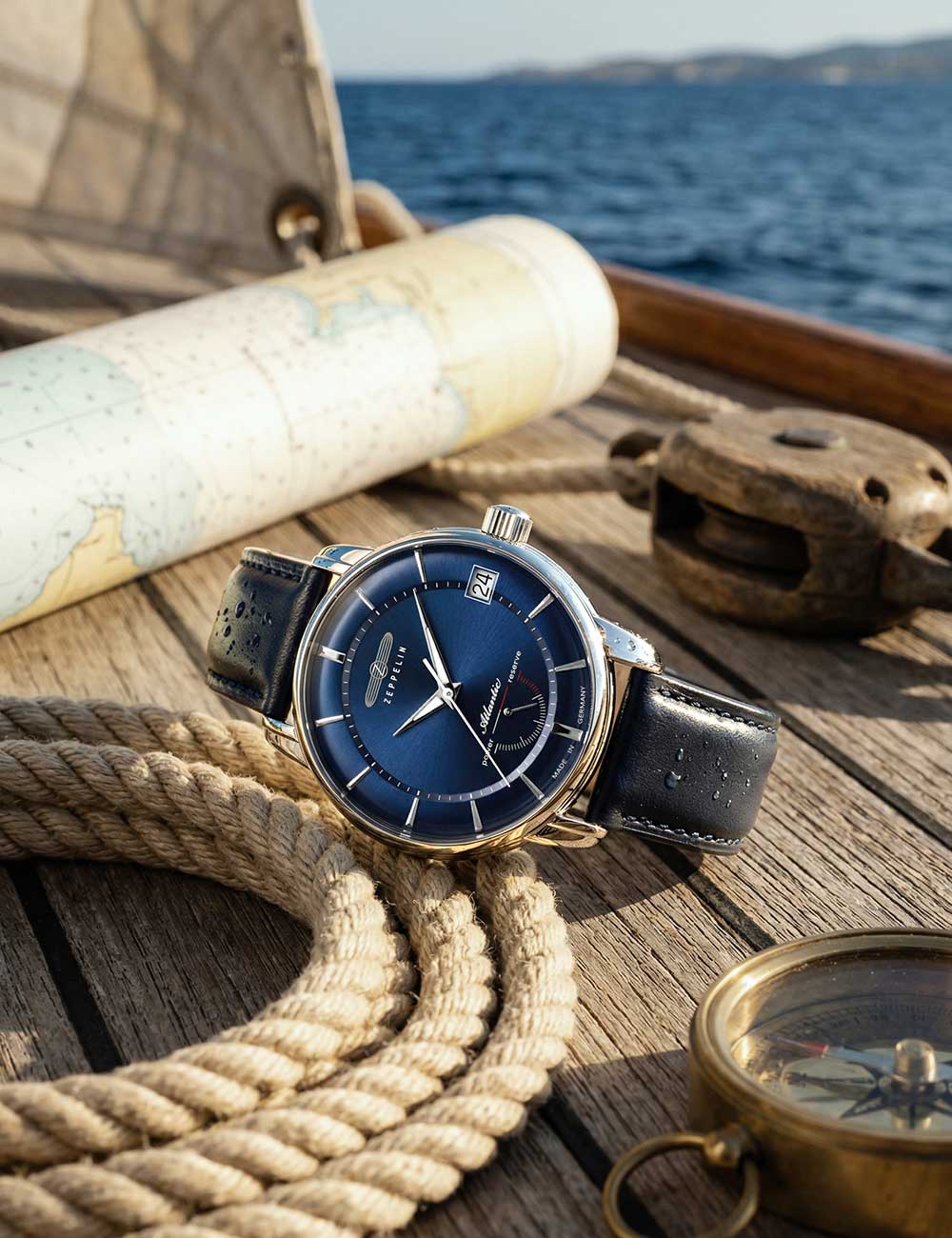 ZEPPELIN 84163 Analoguhr Armbanduhr 46 mm ansicht-3