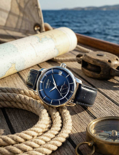ZEPPELIN 84163 Analoguhr Armbanduhr 46 mm ansicht-3