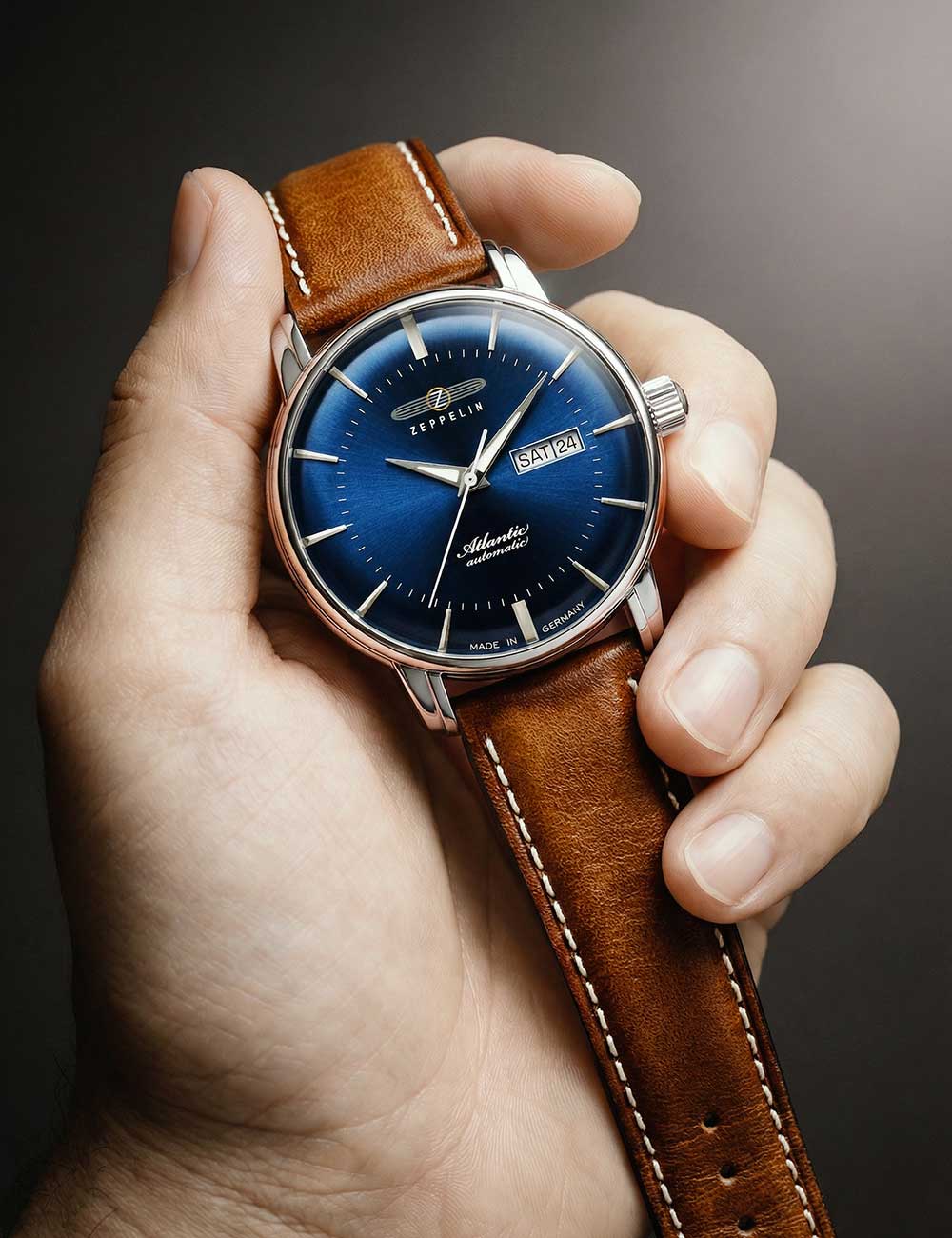 ZEPPELIN 84663 Analoguhr Armbanduhr 34 mm ansicht-2
