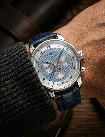 ZEPPELIN 85363 Analoguhr Armbanduhr 38 mm ansicht-2