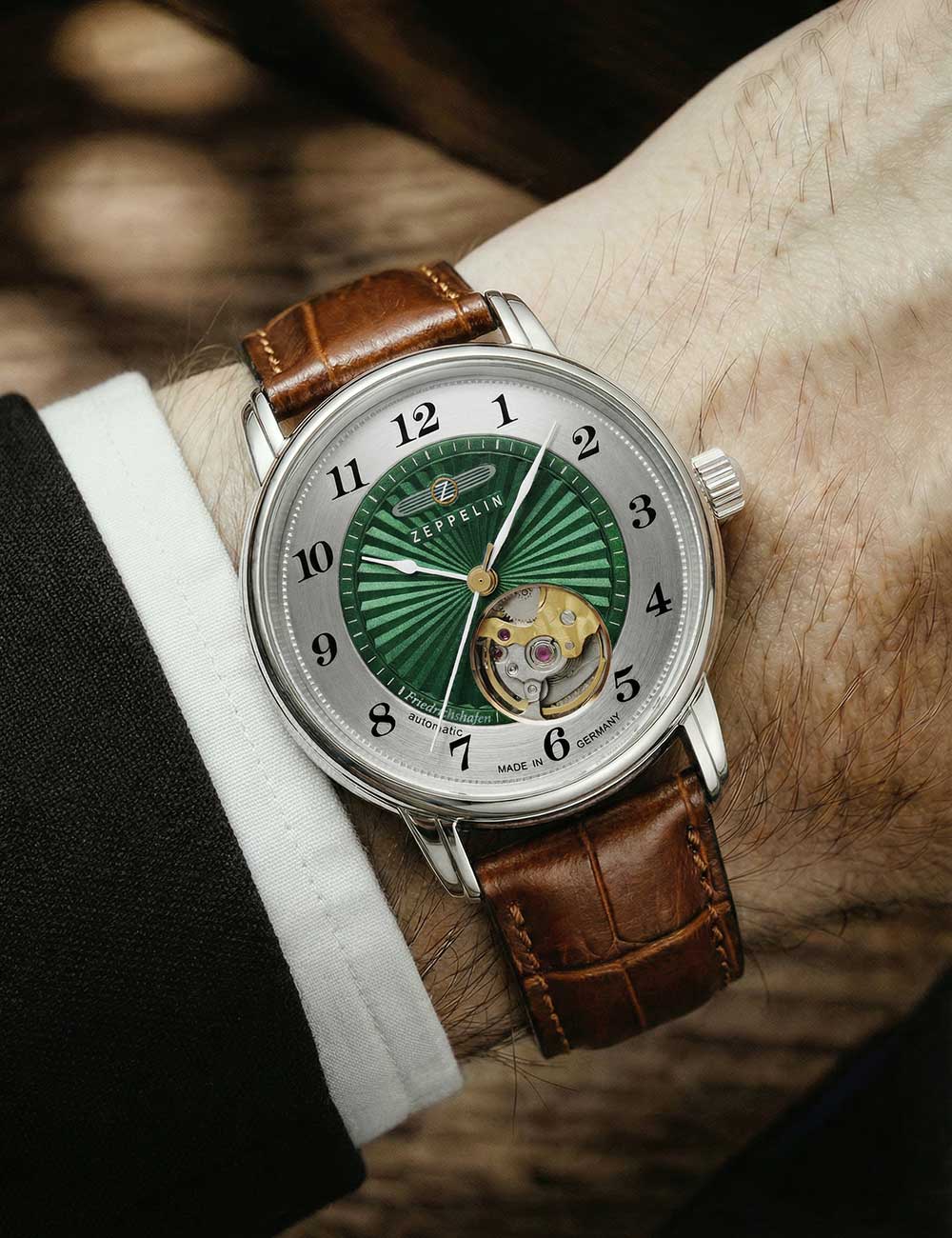ZEPPELIN 85672 Chronograph Armbanduhr 34 mm ansicht-3