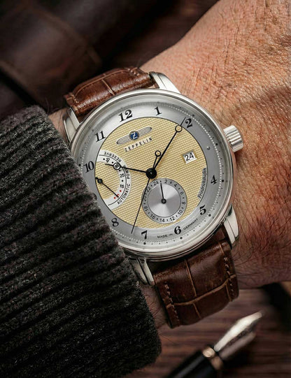 ZEPPELIN 85905 Analoguhr Armbanduhr 38 mm ansicht-3