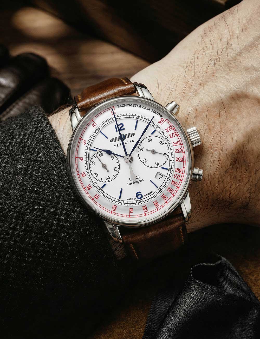 ZEPPELIN 86145 Chronograph Armbanduhr 38 mm ansicht-3