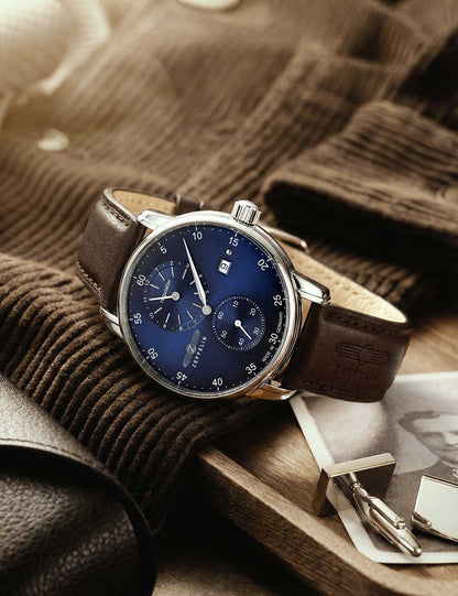 ZEPPELIN 86223 Analoguhr Armbanduhr 46 mm ansicht-2