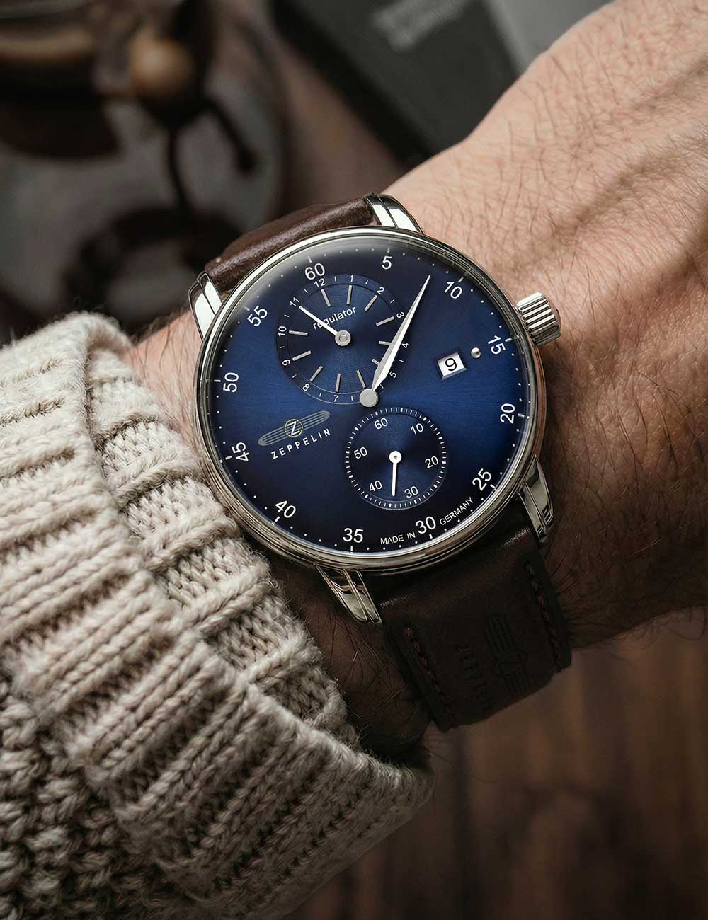 ZEPPELIN 86223 Analoguhr Armbanduhr 46 mm ansicht-3