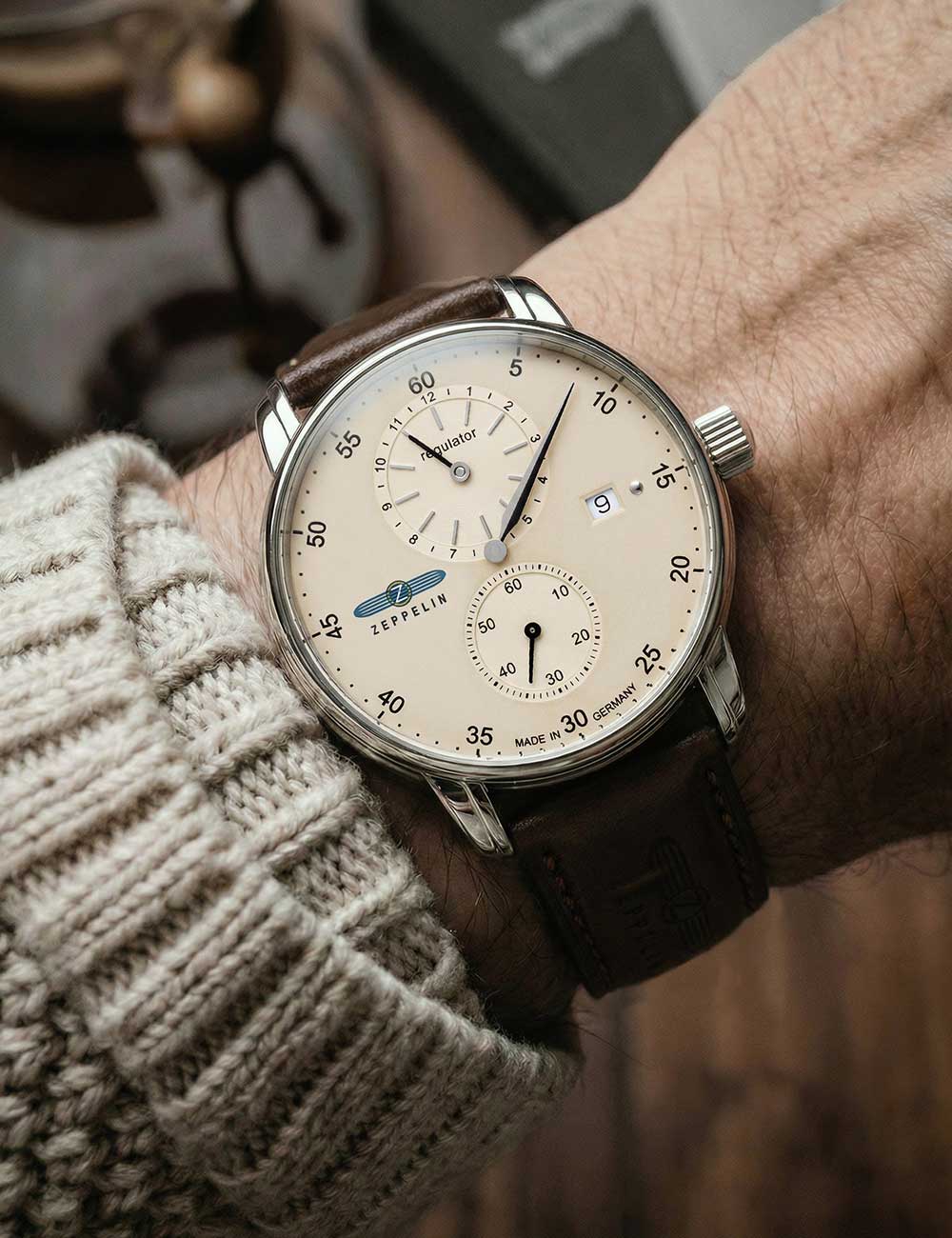 ZEPPELIN 86225 Analoguhr Armbanduhr 46 mm ansicht-3