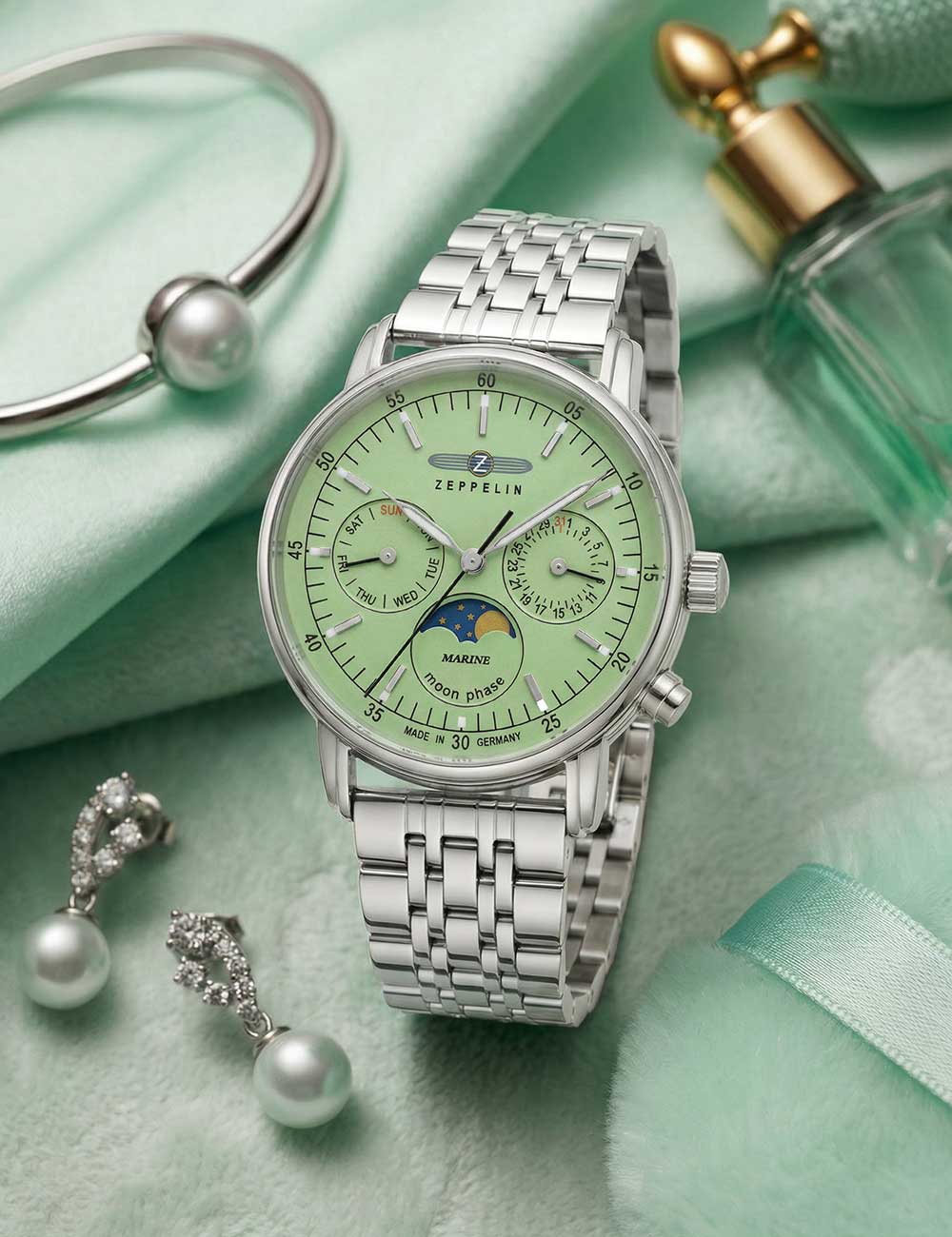 ZEPPELIN 8637M4 Analoguhr Armbanduhr 38 mm ansicht-2