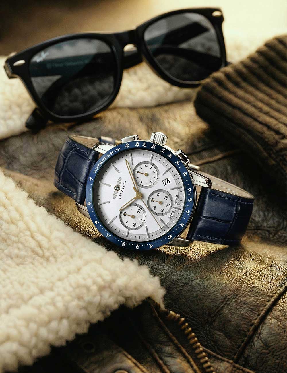 ZEPPELIN 88781 Analoguhr Armbanduhr 38 mm ansicht-2