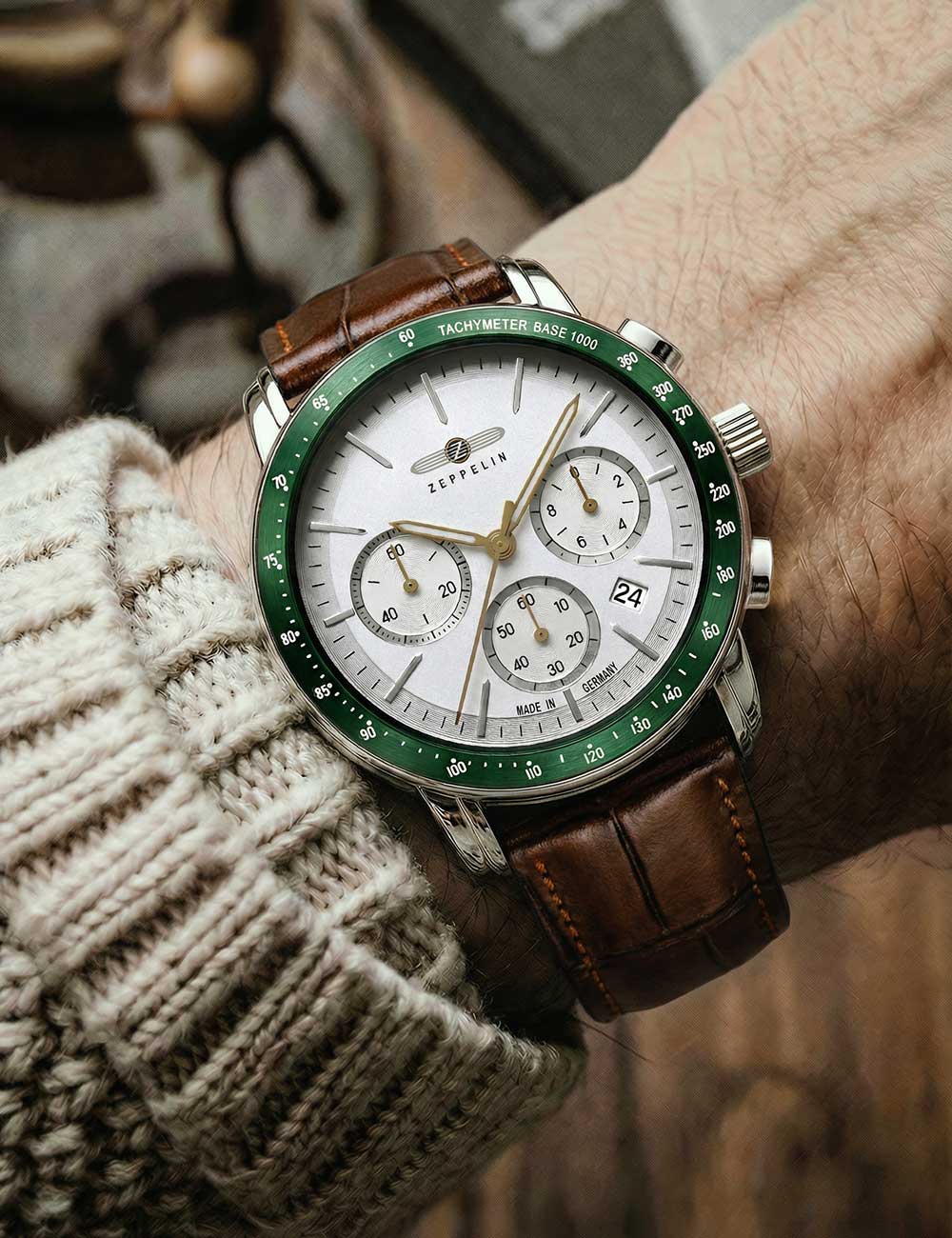 ZEPPELIN 88784 Analoguhr Armbanduhr 46 mm ansicht-3