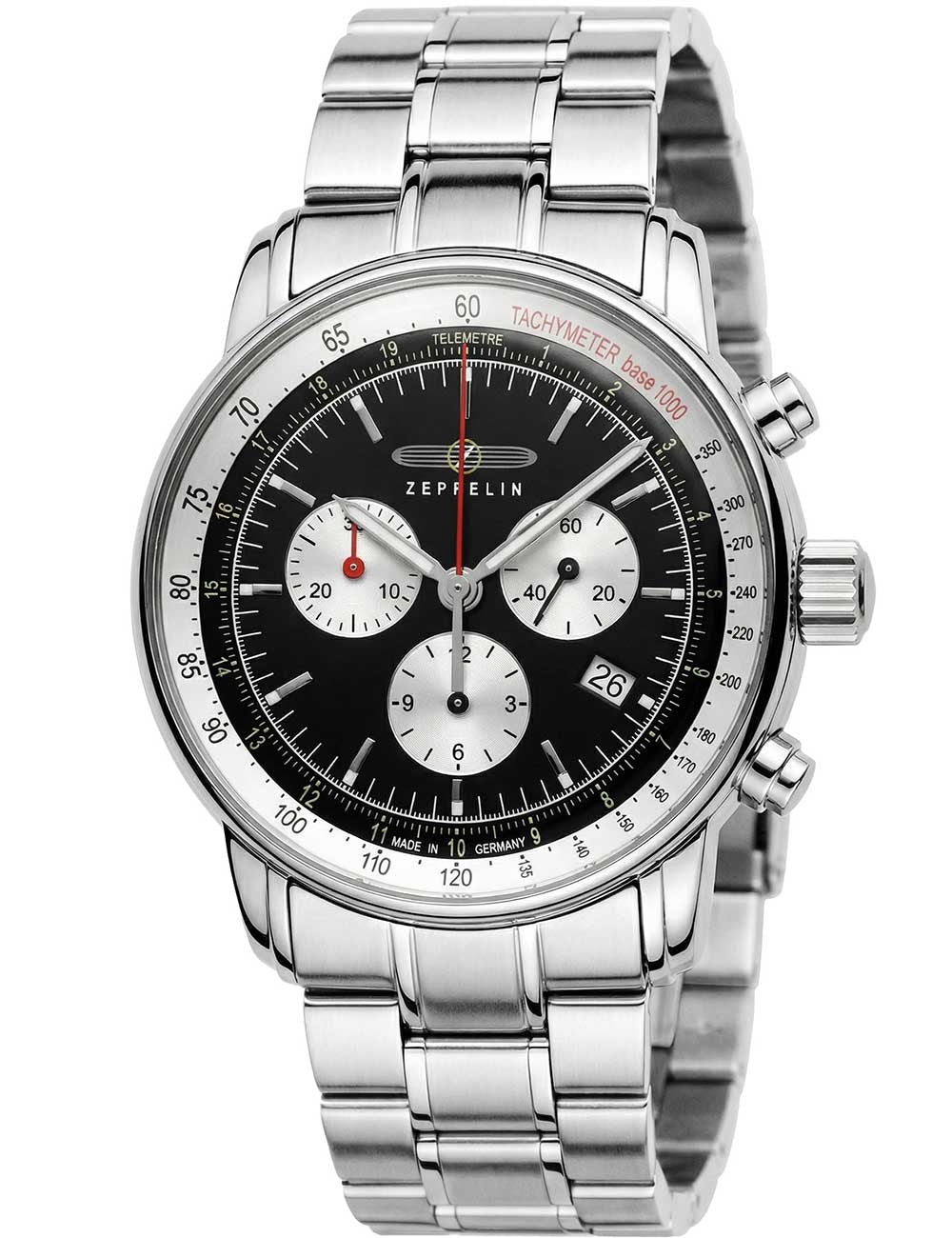 ZEPPELIN 8888MB2 Analoguhr Armbanduhr 46 mm ansicht-3