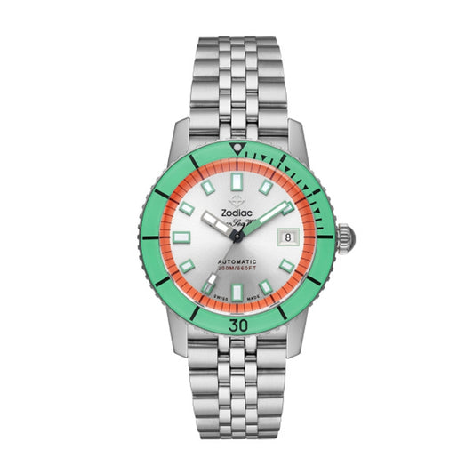 ZODIAC ZO9269 Date Armbanduhr 40 mm