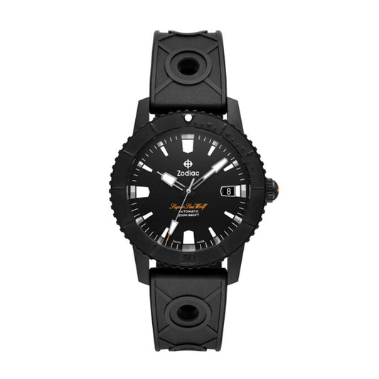 ZODIAC ZO9297 Date Armbanduhr 40 mm Schwarz