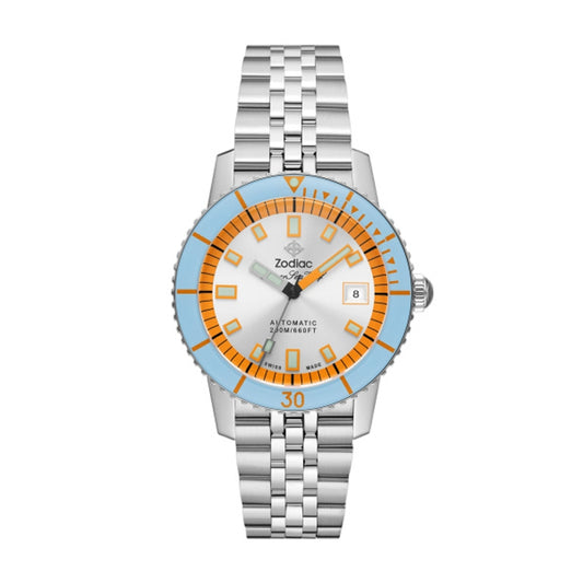 ZODIAC ZO9304 Date Armbanduhr 40 mm