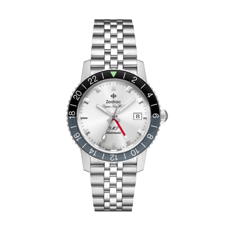 ZODIAC ZO9415 GMT - Date Armbanduhr 40 mm