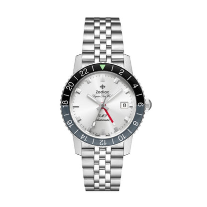 ZODIAC ZO9415 GMT - Date Armbanduhr 40 mm