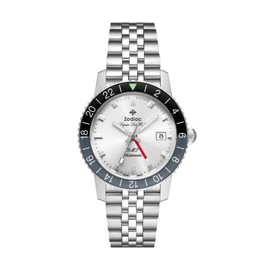 ZODIAC ZO9415 GMT - Date Armbanduhr 40 mm