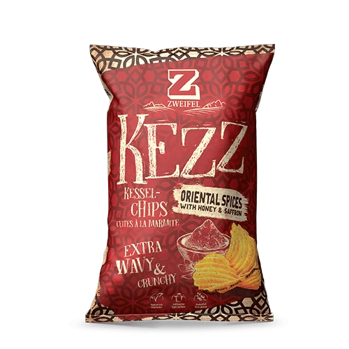 Zweifel Kessel Chips Extra Crunchy Oriental Spices 110g - Candyshop.ch