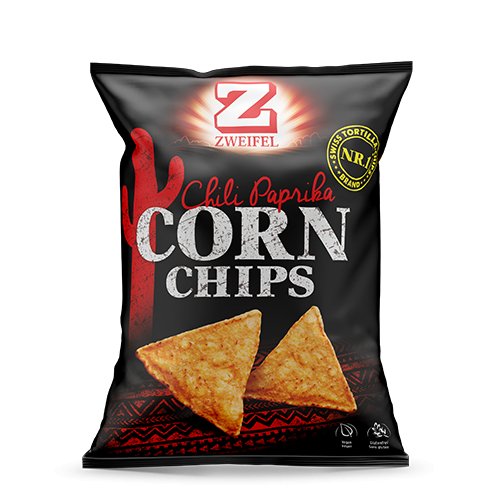 Zweifel Corn Chips Chili Paprika 125g - Candyshop.ch