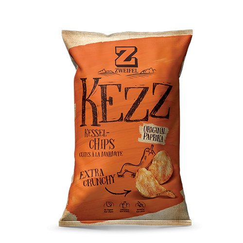 Zweifel Kessel Chips Extra Crunchy Paprika 110g - Candyshop.ch