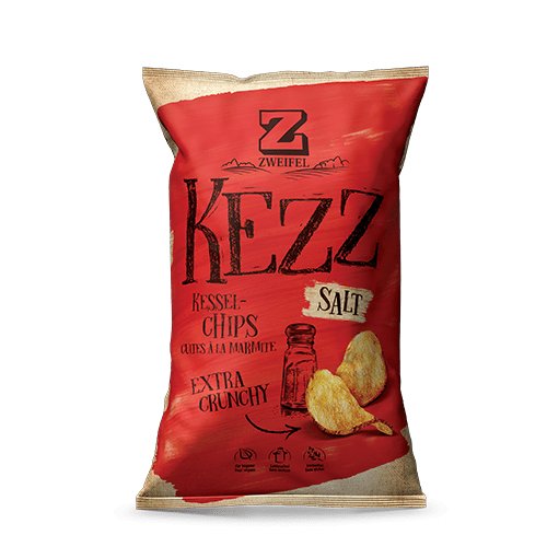 Zweifel Kessel Chips Extra Crunchy Salt 110g - Candyshop.ch